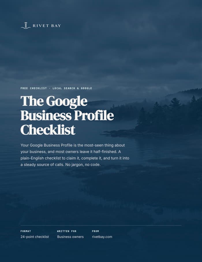 Cover of The Google Business Profile Checklist