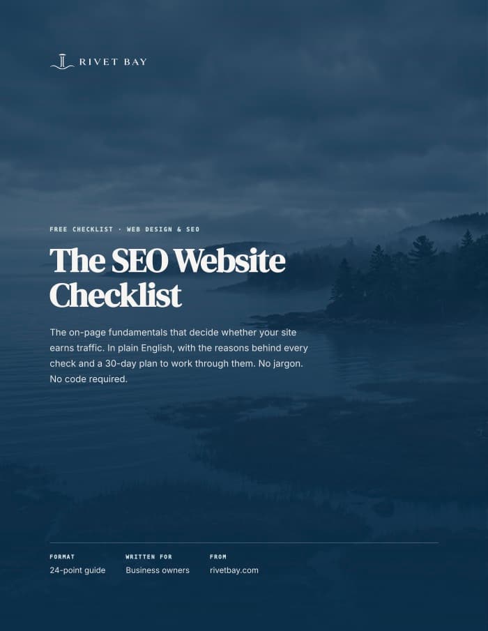 Cover of The SEO Website Checklist