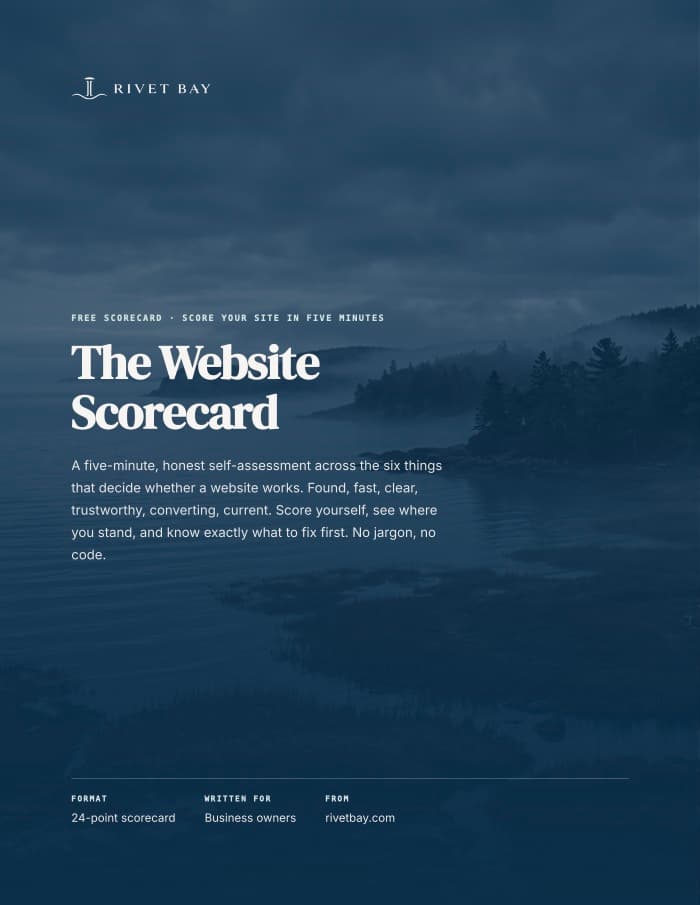 Cover of The Website Scorecard