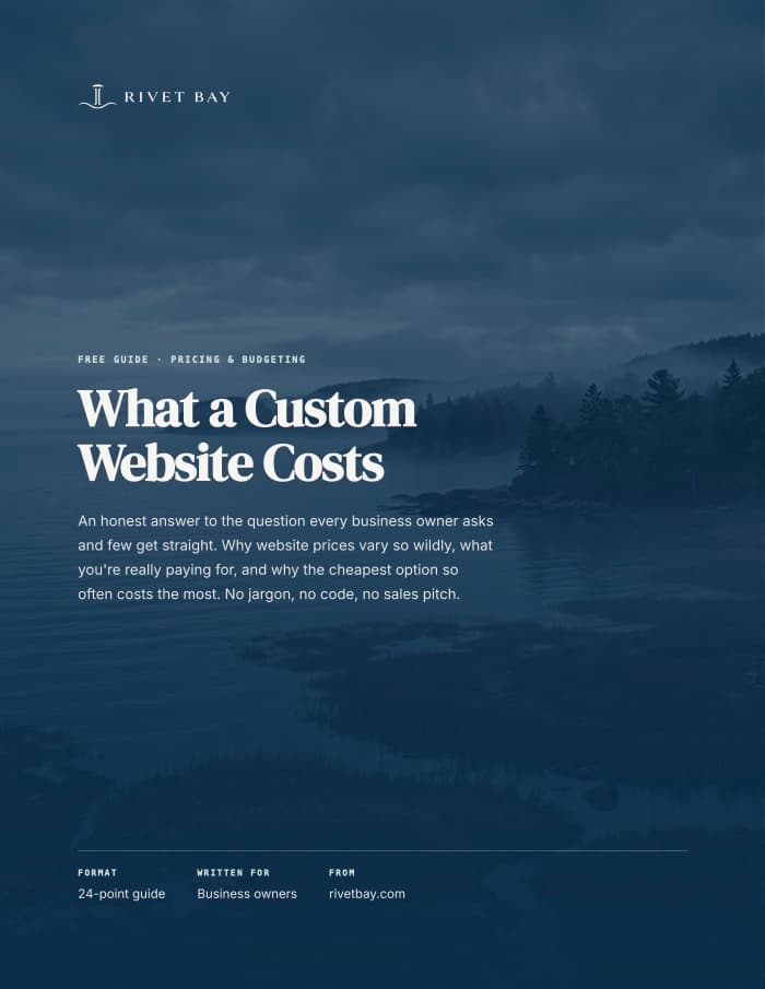 Cover of What a Custom Website Costs